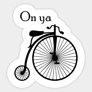 On Ya Bike Sticker